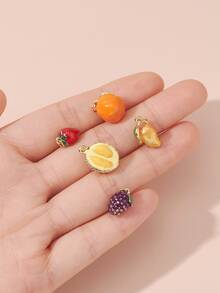 5 piezas colgante con diseño de fruta - Multicolor - Ver 2