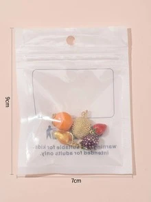 5 piezas colgante con diseño de fruta - Multicolor - Ver 3