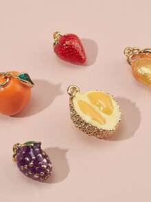 5 piezas colgante con diseño de fruta - Multicolor - Ver 5