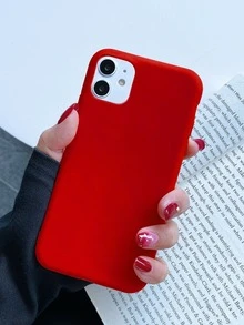 2pcs Solid Phone Case - Multicolor - View 4