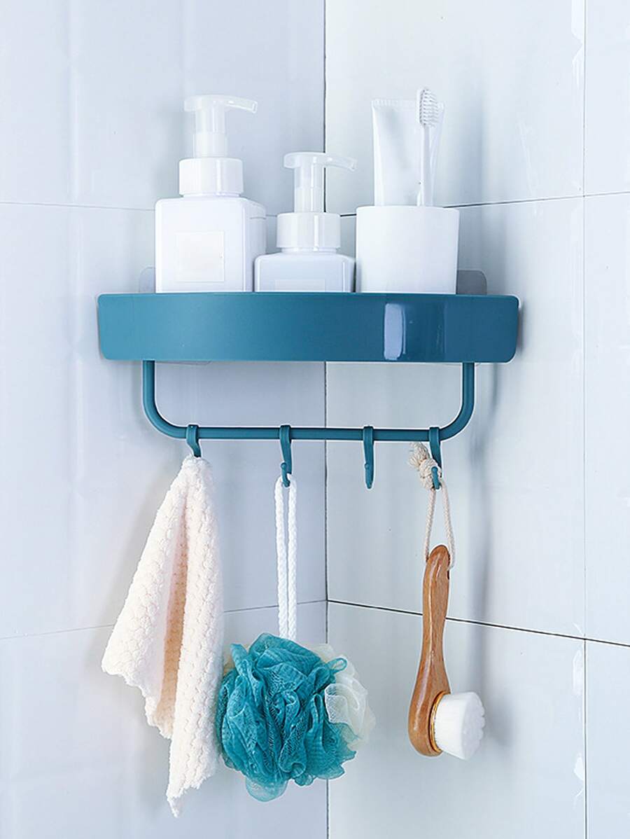 1pc Multifunction Storage Rack - Blue - View 1