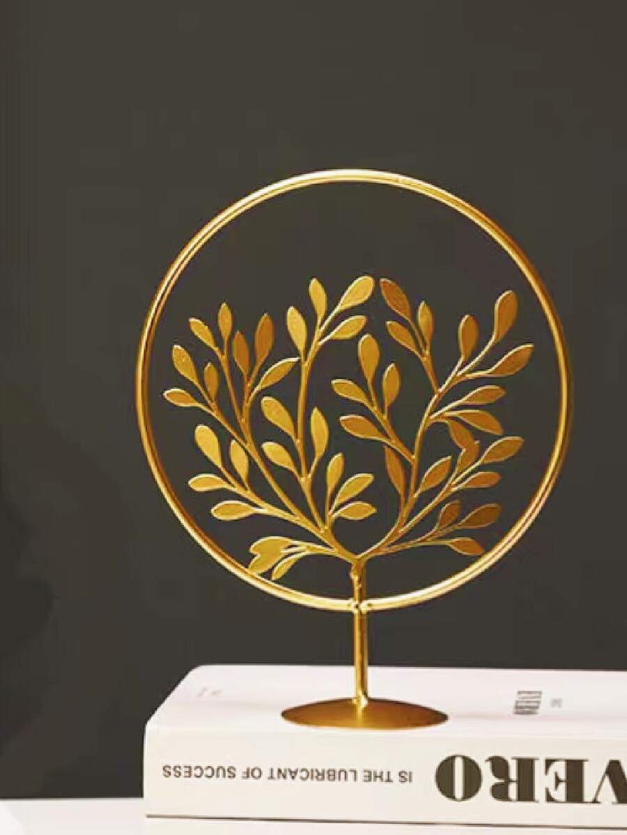 1 pieza Decoración en forma de árbol - Dorado - Ver 1