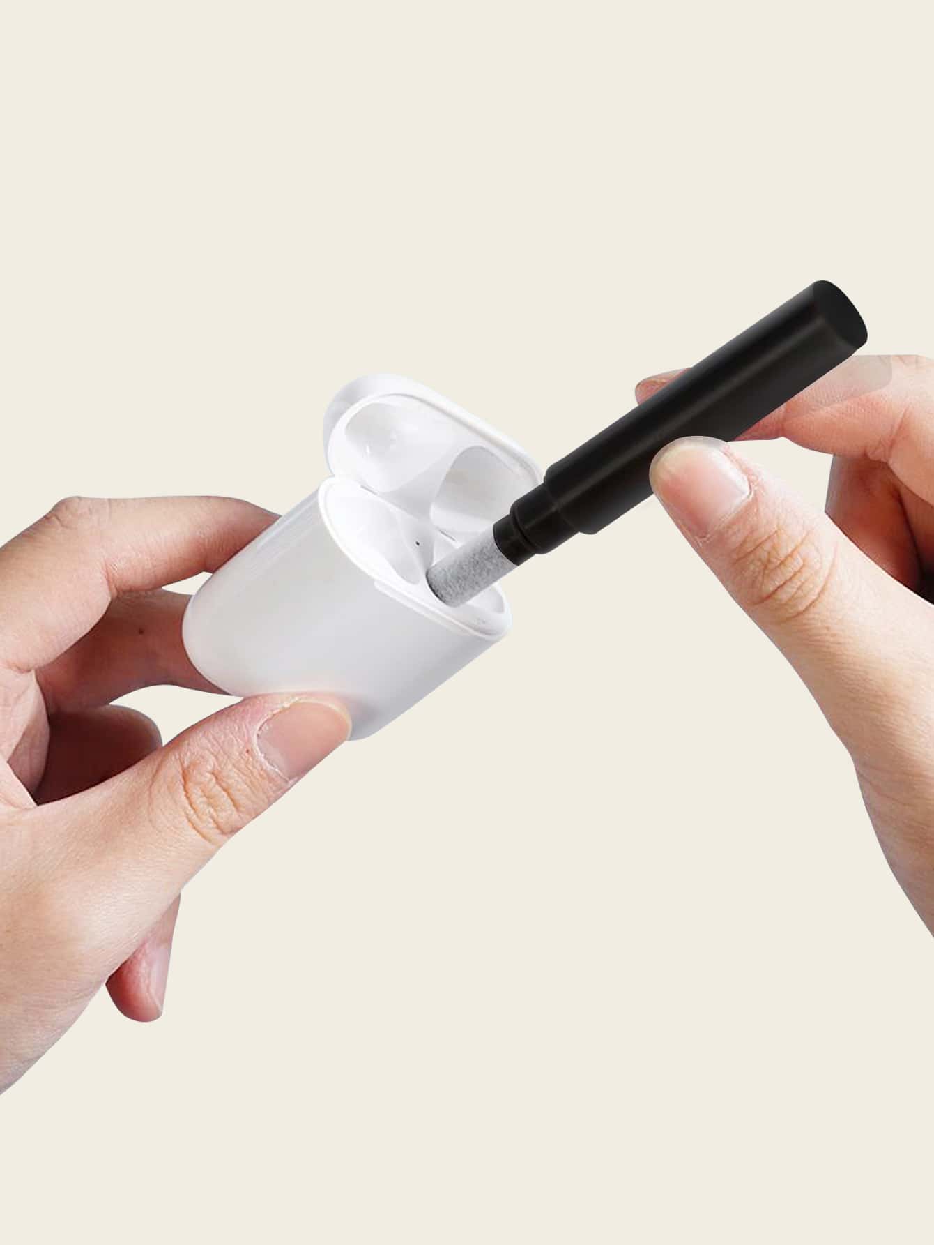 Phone Earbuds Cleaning Pen , 3 In 1 Multifunction Cleaner Kit With Soft Brush For Wireless Earphones Headphones Charging Box Accessories , Computer , Keyboard , Camera Gift For Birthday/Easter/President's Day/Boy/Girlfriends