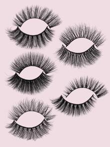 10 cặp lông mi giả lai - màu đen - Xem 3