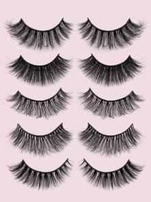10 cặp lông mi giả lai - màu đen - Xem 5
