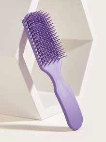 1 pieza Peine púrpura desenredante para cabello rizado, cepillo de masaje para cabello seco y húmedo, peine de nueve dientes para cabello largo, desenredante natural para cabello rizado, liso, húmedo, cepillo de masaje de dientes anchos, cepillo de cabello, peine, herramientas para el cabello, productos y accesorios para el cabello para peluquería, salón de belleza, vuelta al colegio, artículos esenciales de viaje, accesorios para el cabello, cepillos, cepillo desenredante, herramientas para el cabello, cosas para el cabello, cuidado del cabello, cepillo para cabello rizado, peluquero, equipo de peluquería, peinado, cepillo de cabello, cepillo para alisar, cepillo de peinado, cepillo para cabello rizado, cepillo de bordes, peine de cabello, cepillar el cabello, juego de cepillos de cabello, peinar el cabello, peine para rizos, cepillo desenredante, cepillo de cabello para mujeres, cabello, viaje, productos para el cabello, herramientas para el cabello, cosas para el cabello, peluquero, - Morado - Ver 2