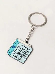 书本挂件钥匙扣，适合礼物、钱包、书包、背包和挎包，情人节情人节汽车配件包挂件可爱哥特 Y2K - 彩色 - 查看 2