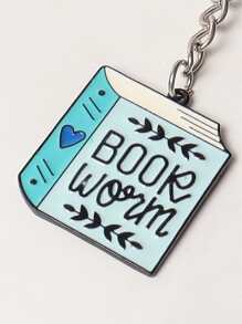 书本挂件钥匙扣，适合礼物、钱包、书包、背包和挎包，情人节情人节汽车配件包挂件可爱哥特 Y2K - 彩色 - 查看 3