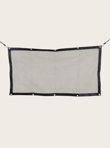 1pc Plain Car Pet Barrier Net - màu đen - Xem 2
