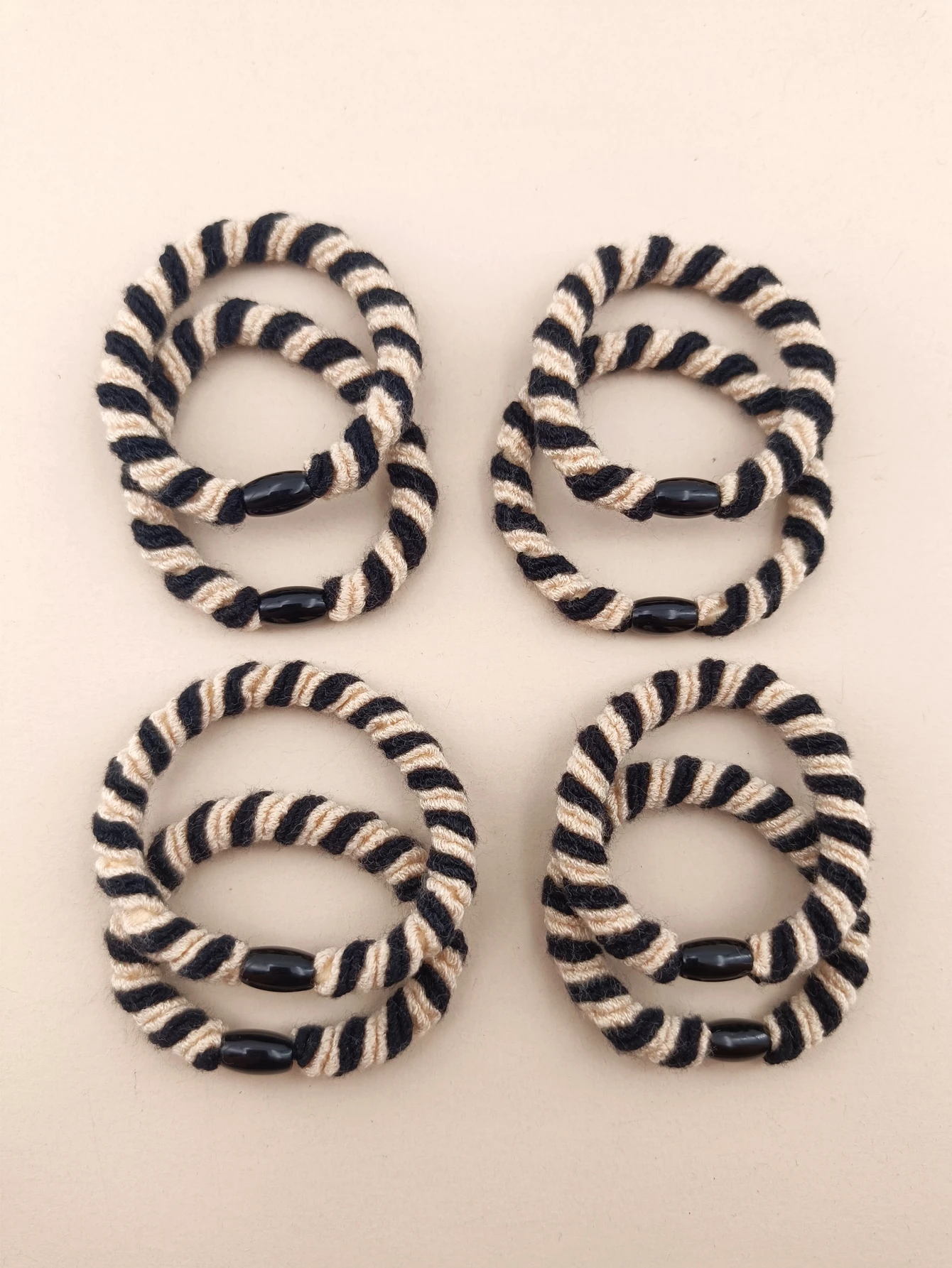 8pcs Two Tone Hair Tie | SHEIN USA