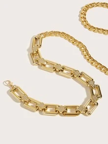 Minimalist Chain Belt - Gold - View 6