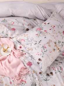 花朵印花被套套裝不附帶內芯 - 彩色 - 查看 3