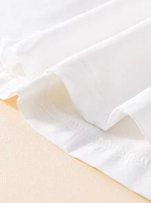 Baby Floral Embroidery Puff Sleeve Dress - White - View 3