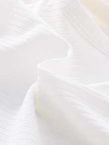 嬰兒蜘蛛網印花背心上衣和荷葉邊腰帶半身裙 - 藍白色 - 查看 3