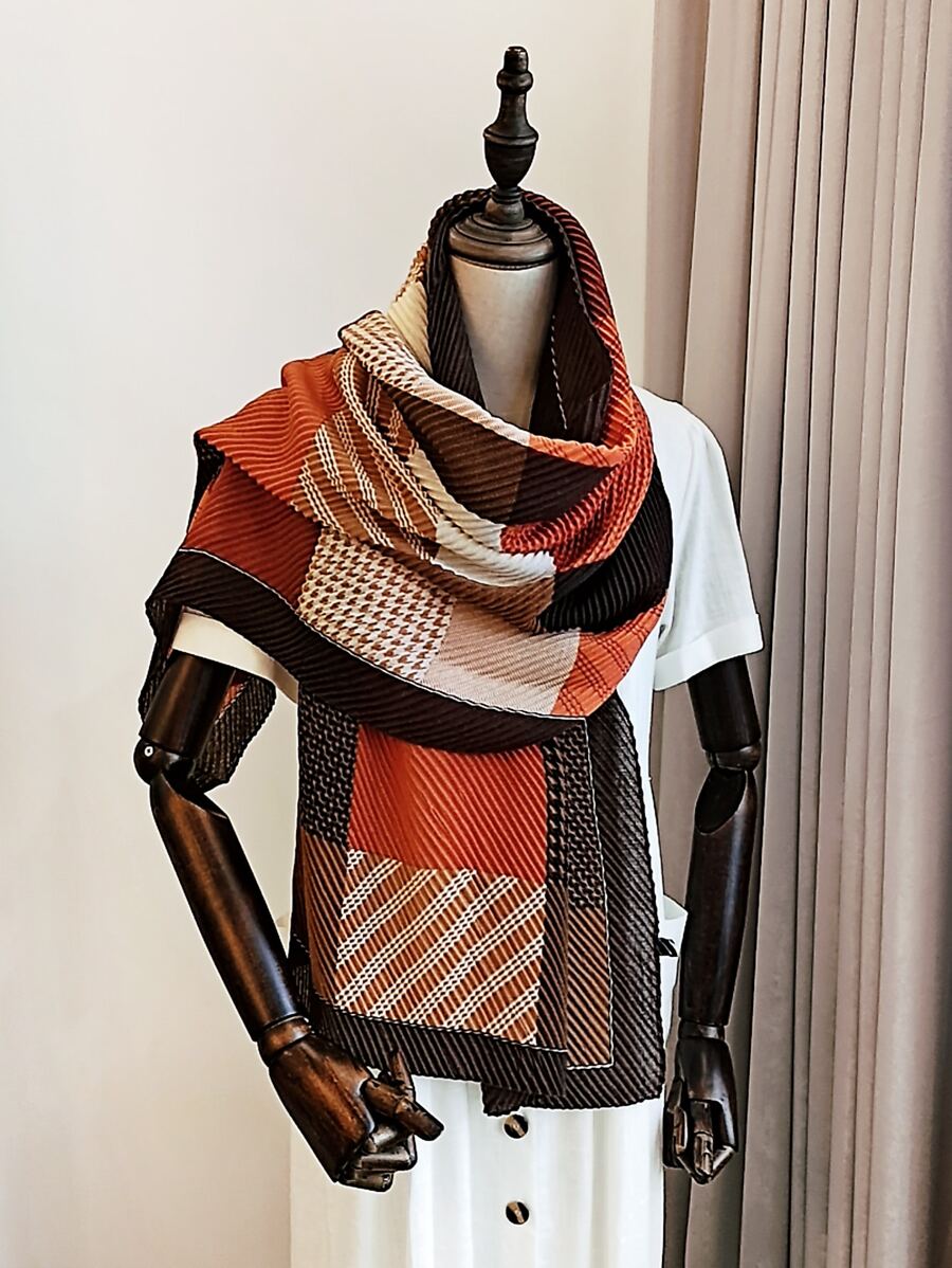 وشاح ألوان متجانسة - متعدد الألوان - مشاهدة 1