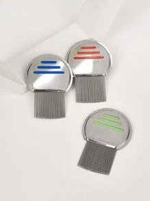 1 chiếc lược chải bọ chét màu ngẫu nhiên - Nhiều màu - Xem 1