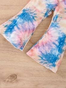 Bộ đồ Em bé Cà vạt nhuộm Giải trí - Nhiều màu - Xem 5