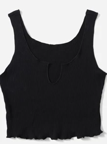 Muchica Bộ đồ hai mảnh nữ Thắt lưng Nút Xù nhỏ Túi Dây kéo Gân đan Khối Màu Giải trí - Nhiều màu - Xem 3