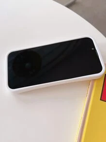 花卉圖案手機外殼帶心圓環支架