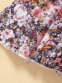 嬰兒印花吊帶連衣裙 - 彩色 - 查看 4