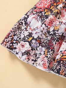 嬰兒印花吊帶連衣裙 - 彩色 - 查看 6