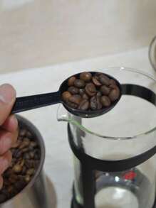 6pcs Plastic Coffee Scoop School Supplies Back To School - Black - View 2