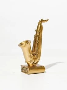 Saxophone Decorative Object - Gold - View 1