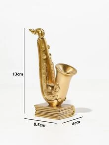 Saxophone Decorative Object - Gold - View 3