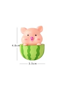 Objeto decorativo cerdo en forma de - Multicolor - Ver 4