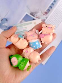 Objeto decorativo cerdo en forma de - Multicolor - Ver 5