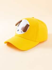 嬰兒卡通圖案耳朵裝飾棒球帽 - 彩色 - 查看 2