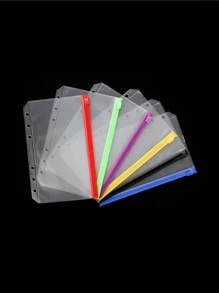 12 piezas Bolsillo impermeable para carpeta - Multicolor - Ver 2