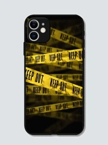 字母圖案手機殼相容於iPhone15/15Plus/15Pro/15Promax - 彩色 - 查看 1