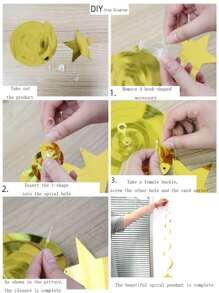 8pcs Cartoon Dinosaur Design Spiral Garland - Multicolor - View 4