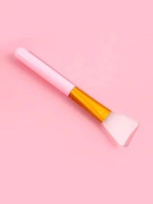 Reasonable Price Silicone Facial Sheet Brush With Pink Handle - Pink - View 3