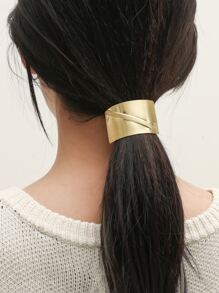 ysbssp 幾何裝飾髮圈 - 金色 - 查看 1