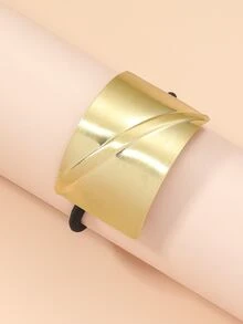 ysbssp 幾何裝飾髮圈 - 金色 - 查看 2