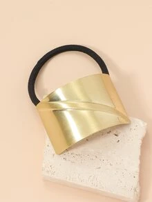 ysbssp 幾何裝飾髮圈 - 金色 - 查看 3