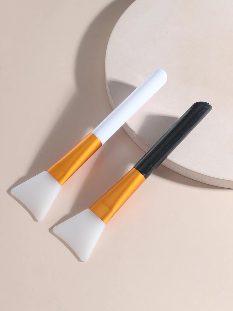 2pcs/3pcs Mask Brush Set, DIY Beauty Tool For Mask, Essential Tool For Traveling In Summer - Multicolor - View 1
