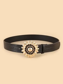 Đai trang trí bằng kim loại với dụng cụ đục lỗ - màu đen - Xem 1