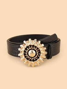 Đai trang trí bằng kim loại với dụng cụ đục lỗ - màu đen - Xem 2