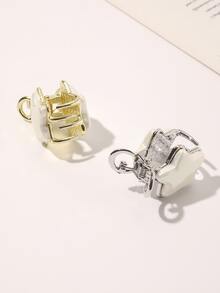 2 piezas Garra de pelo con estrella con diseño metal - Multicolor - Ver 2