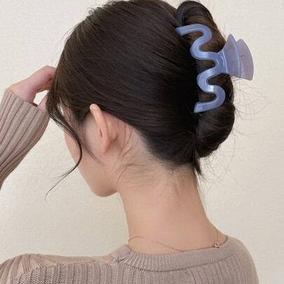 Wave Design Hair Claw