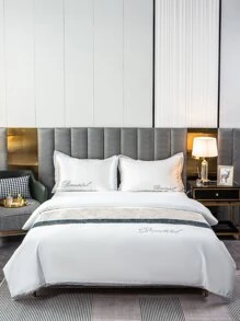 Jacquard Pattern Patchwork Bed Runner - Multicolor - View 2