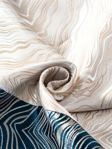 Jacquard Pattern Patchwork Bed Runner - Multicolor - View 5