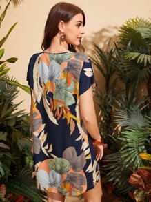 EMERY ROSE 波西米亞植物女士連衣裙 - 彩色 - 查看 2