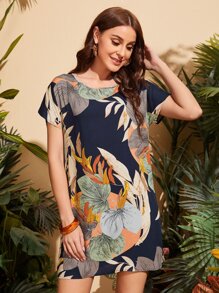 EMERY ROSE 波西米亞植物女士連衣裙 - 彩色 - 查看 3