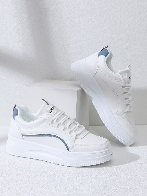 New Women's Casual Fashion Sneakers, Outdoor Durable Allmatch White