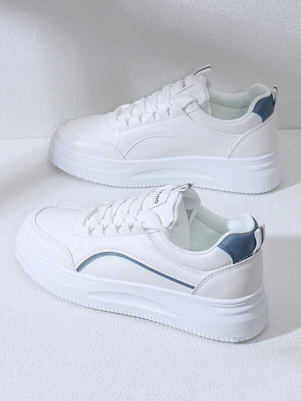 New Women's Casual Fashion Sneakers, Outdoor Durable Allmatch White