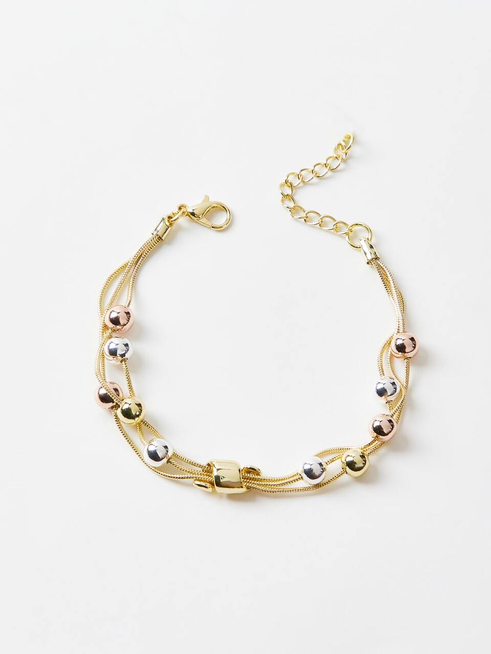MOTF BEAD DECOR LAYERED BRACELET